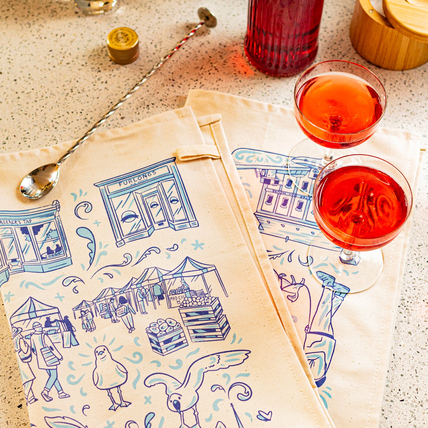 The Faversham Tea Towel